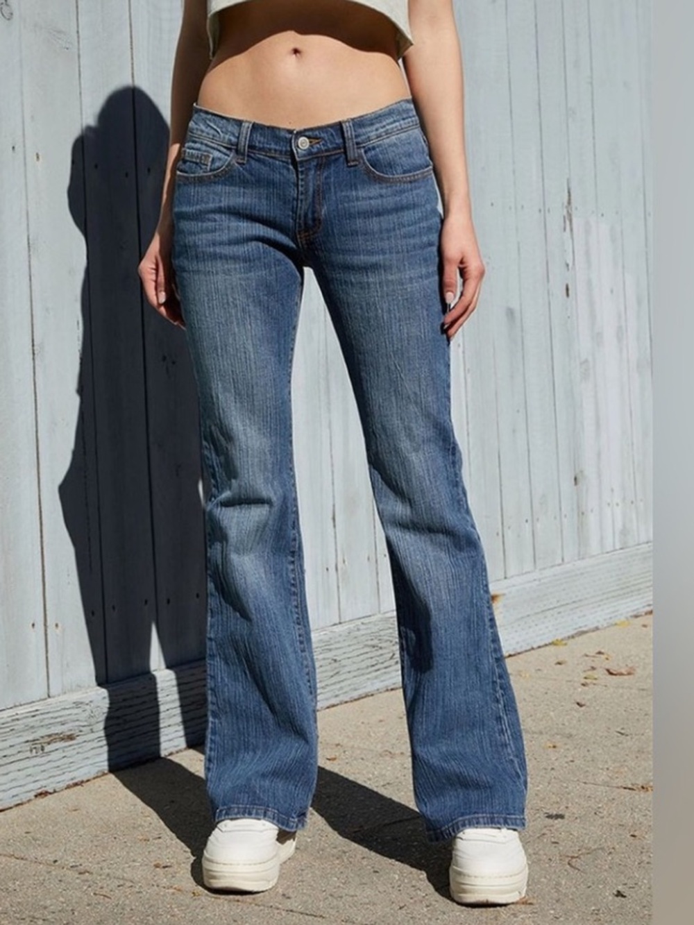 Brielle Brandy Melville Mid Rise Bootcut Jeans